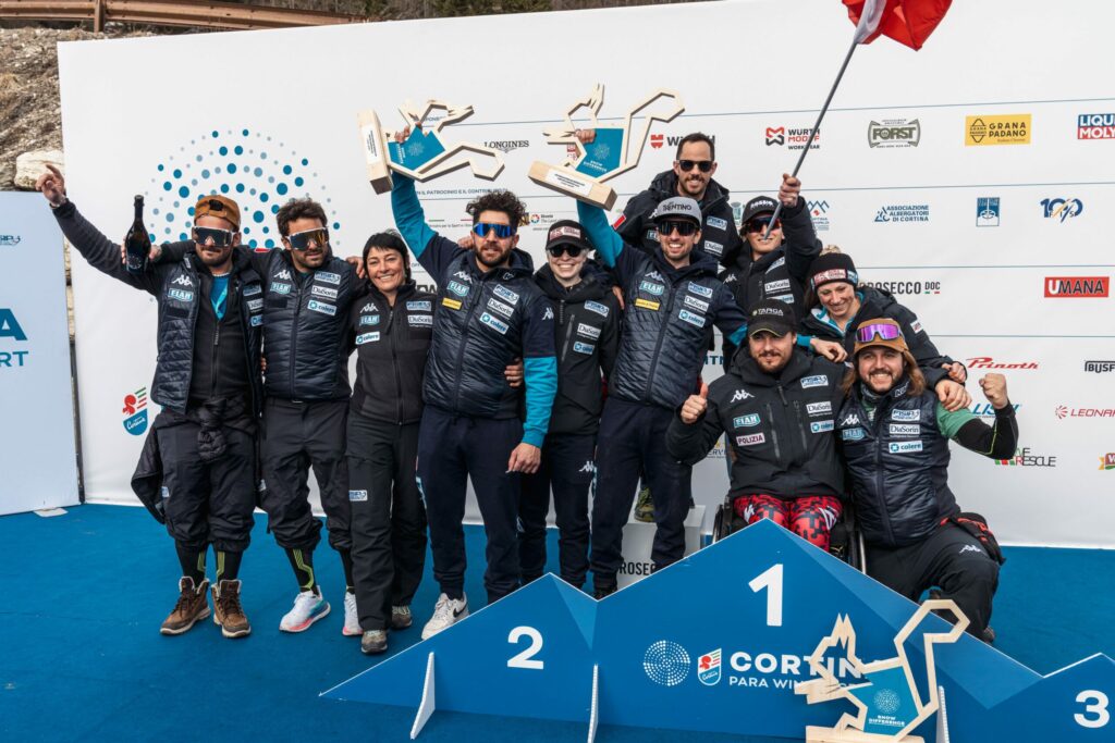 Coppa del Mondo di sci alpino paralimpico, sulla Olympia delle Tofane sventola il tricolore